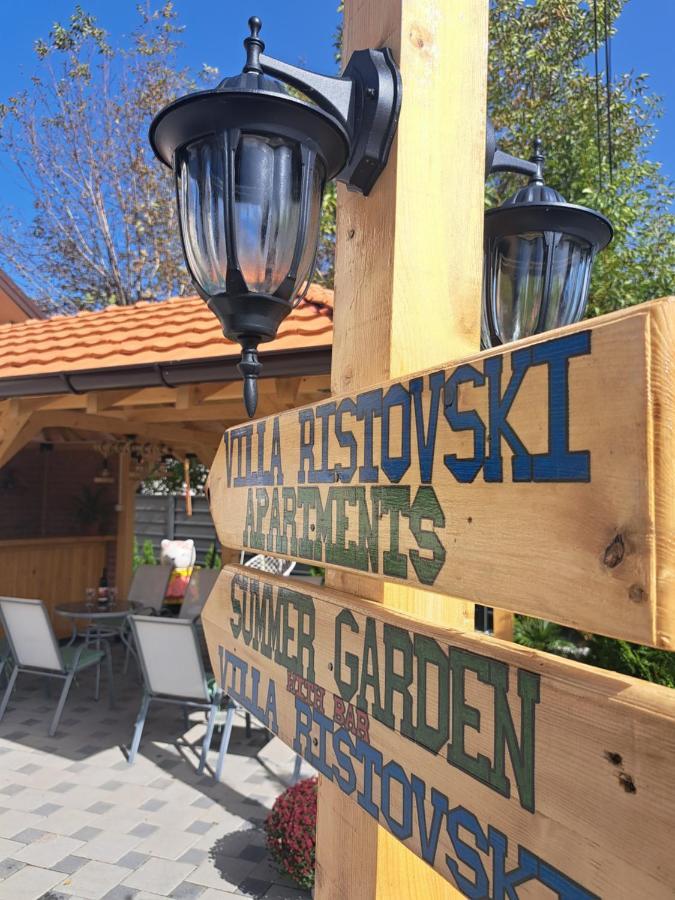 Villa Ristovski Охрид Экстерьер фото